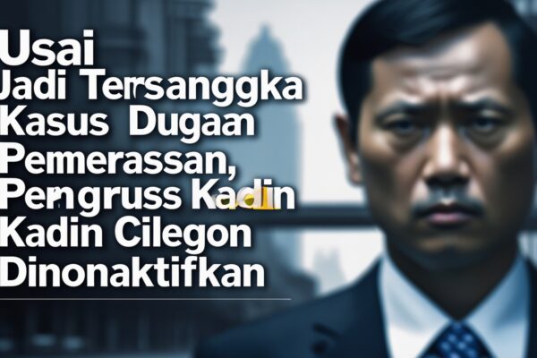 Usai Jadi Tersangka Kasus Dugaan Pemerasan, Pengurus Kadin Cilegon Dinonaktifkan
