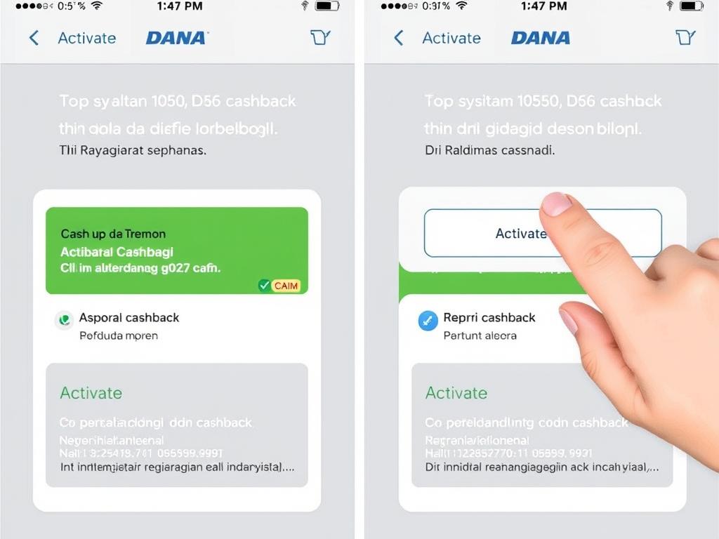 Cara mengaktifkan promo cashback di aplikasi DANA Cara mengaktifkan promo cashback di aplikasi DANA