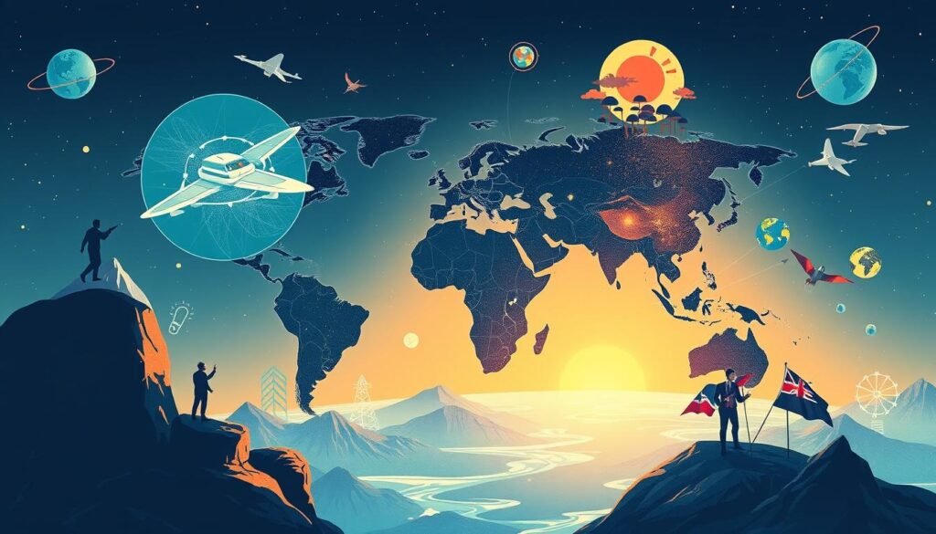 Ilustrasi masa depan Soft Power Selandia Baru dalam politik global