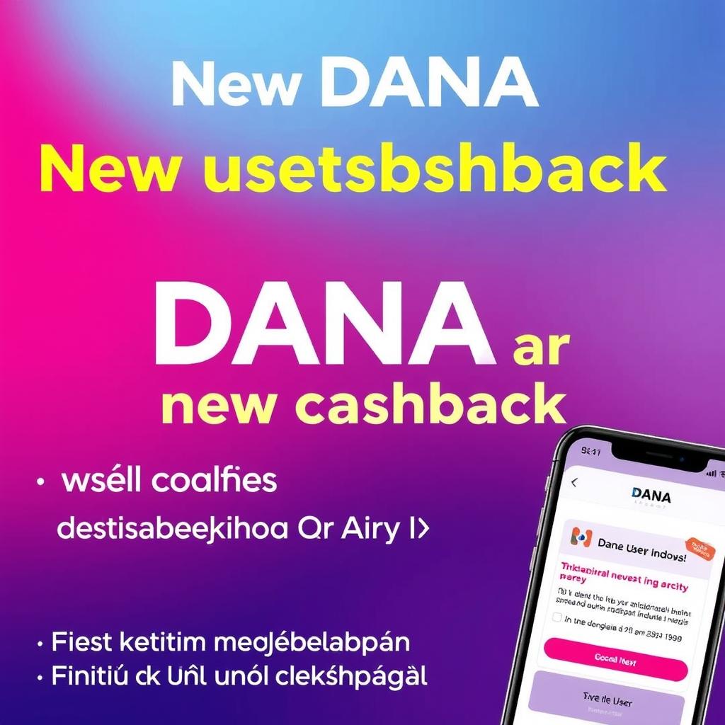 Promo Cashback DANA untuk Pengguna Baru Promo Cashback DANA untuk Pengguna Baru