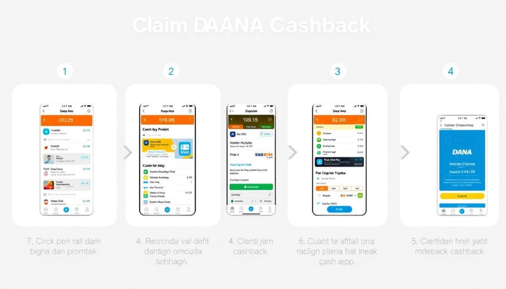 Tutorial langkah-demi-langkah klaim Promo Cashback DANA Tutorial langkah-demi-langkah klaim Promo Cashback DANA